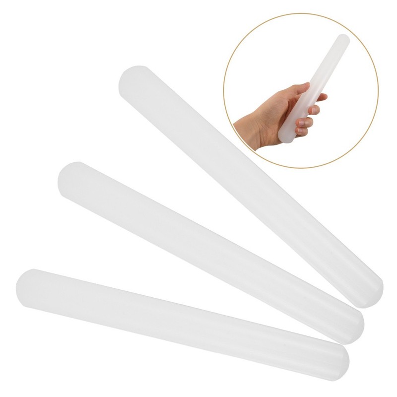 3 Pcs Food Grade Rolling Pin Kitchen Sticks Non-stick Fondant Roller
