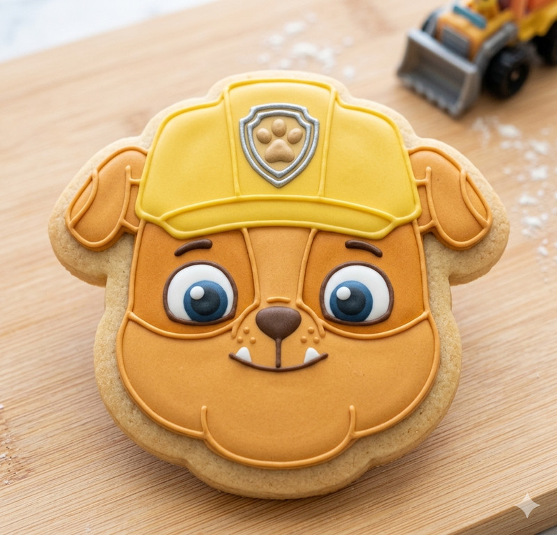 PAW Patrol Cookie Cutter Embosser Set 4" Skye Marshall Chase Rubble Everest Rock gallery