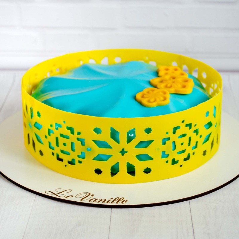 Plastic Chocolate Mold Embroidery Cake Border Stencil Cake Decorating Supplies gallery