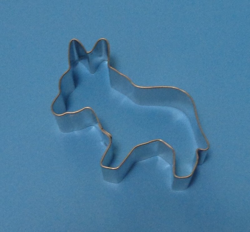 New Tin Democratic Donkey Cookie Cutter