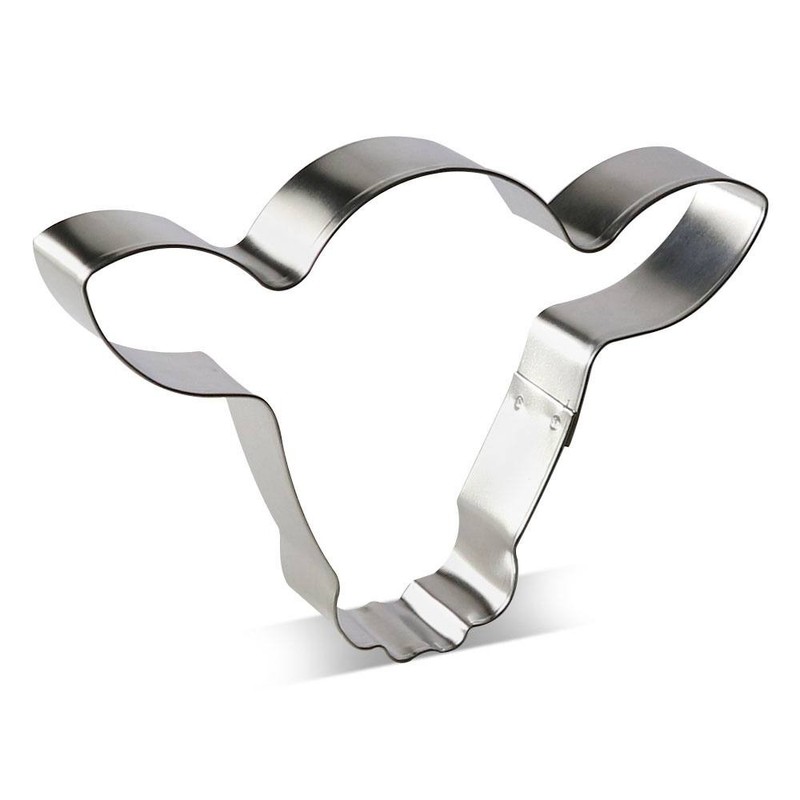 Farm Goat Cow Face Pennant Country Ribbon Animals Cookie Cutter Set 4 pc 4H FFA gallery