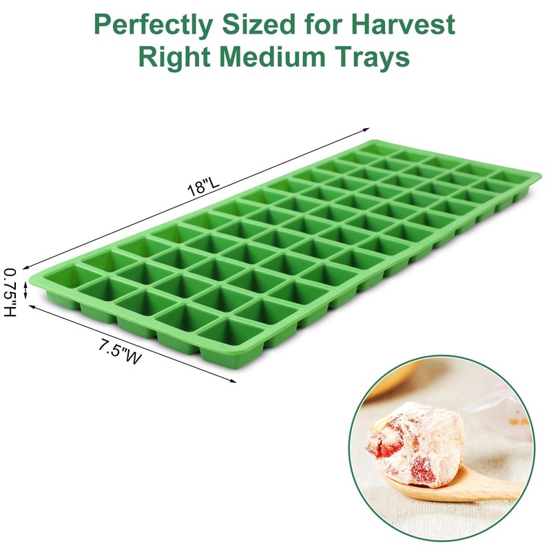 5 Pcs Silicone Food Molds for Harvest Right Freeze Dryer, Medium Tray Compati... gallery