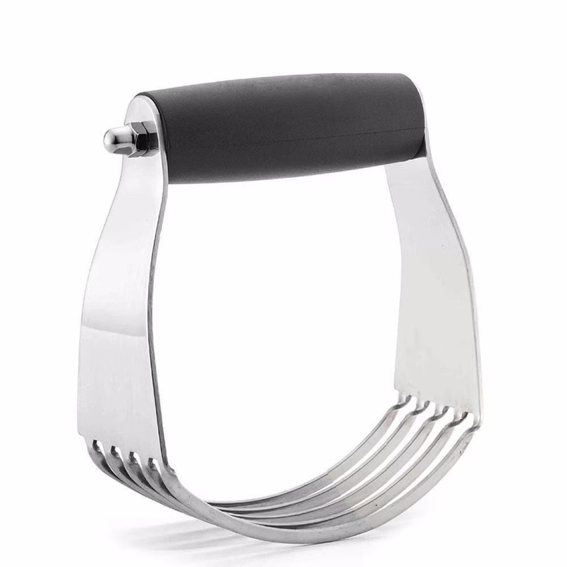 Stainless Steel Pastry Blender Dough Cutter with Soft Grip Handle