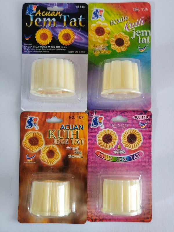 4pcs Malaysian Pineapple Tart Mold Cookie Cutter Biscuit Baking Pastry Maker NEW