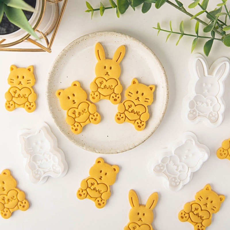 Fun Shape Dough Stamps For Making Valentine Day Desserts And Snacks gallery