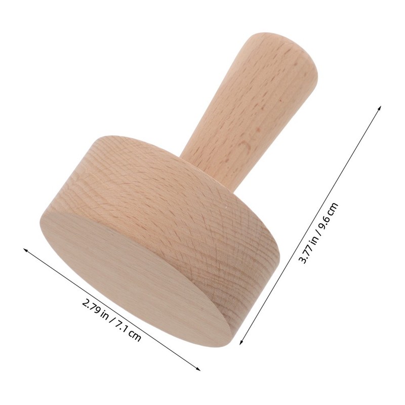 Pastry Dough Press Wooden Tart Tamper Mold For Baking Egg Tarts And Mini Cakes gallery