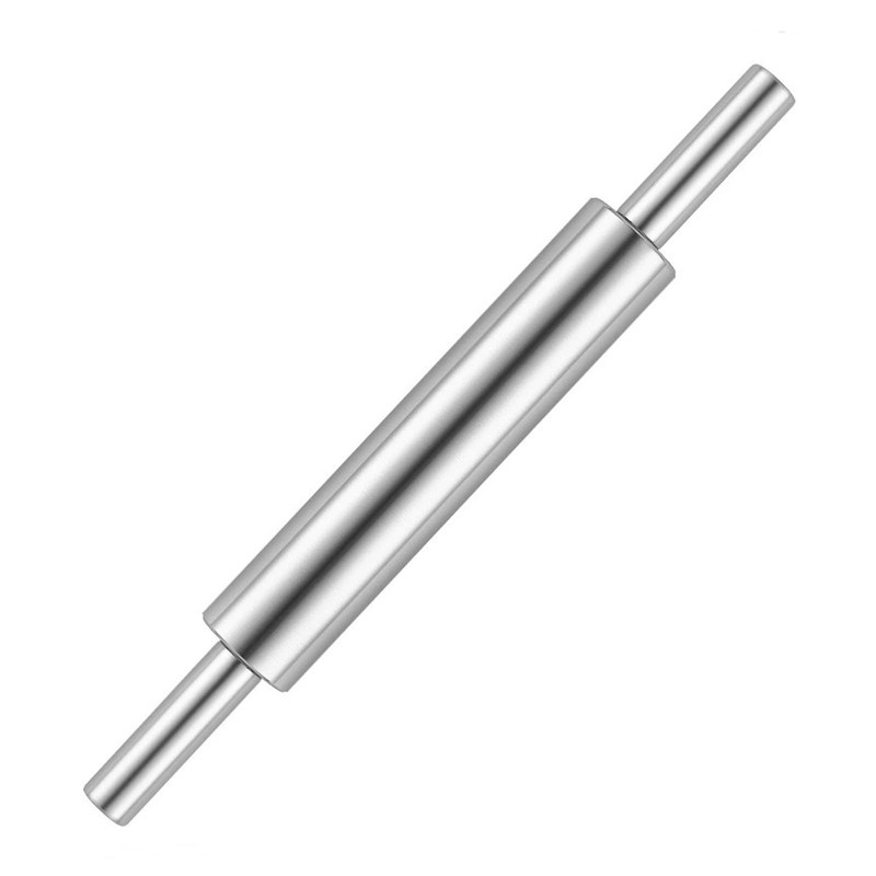 REDANT 17-Inch 18/8 Stainless Steel Rolling Pin – Metal Dough Roller for Baki…