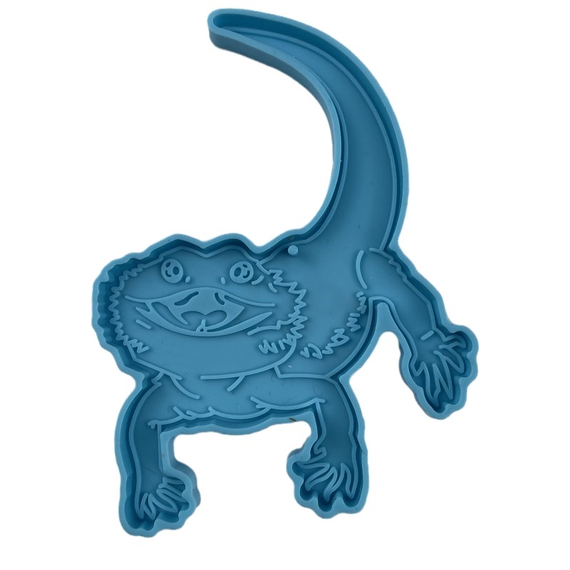 Keychain Molds Epoxy Casting Molds Lizard Silicone Mold Animal Pendant Mold gallery