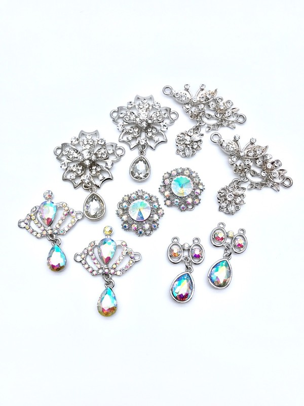 Rhinestone New Diamante Crystal Cake Decoration Hair Garment Clothing Wedding UK gallery