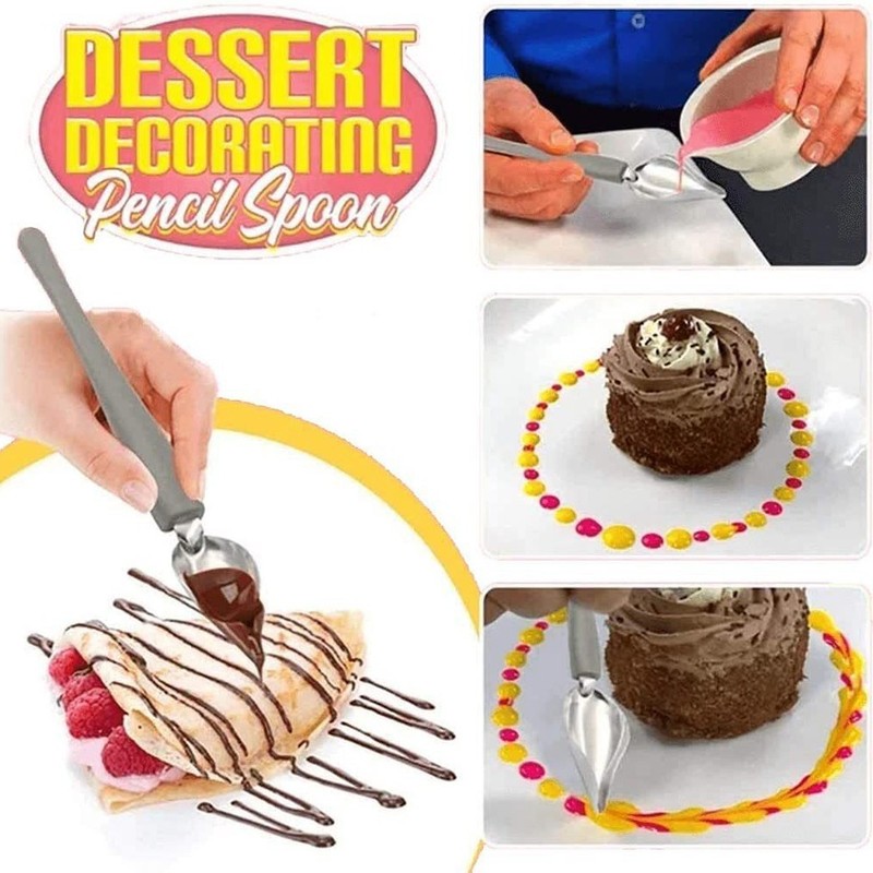 Candy Dipping Tools and Culinary Spoons Set with 3 Pcs for Chocolate Fun gallery