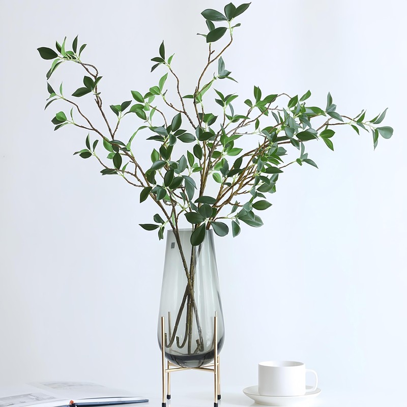 Relxhmft 4Pcs Artificial Greens Branches For Vase 27 Faux Twigs Tree Stems Fake gallery
