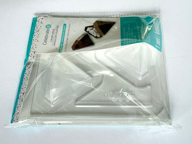 Diamond Mold Chocolate + Fill Cocoa Bomb Box Candy 3 part Shower Wedding Party gallery