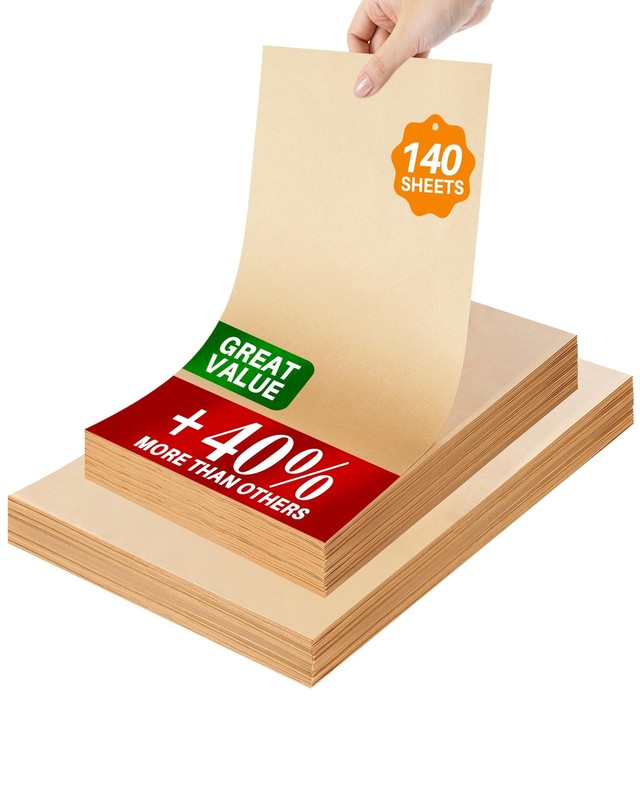 140 Parchment Paper Sheets 9×13 Inch | Precut Unbleached Baking Paper Sheets …
