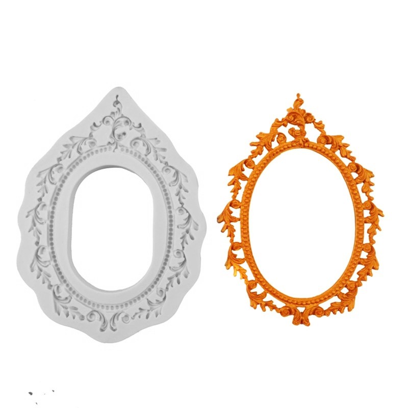 Baroque Style Roller Blind Lace Fudge Mold Cake Border Decoration Sugarcraft gallery