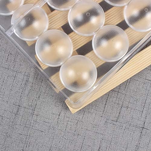 4 Pack 84 Grids Polycarbonate Chocolate Molds Candy Making Tray Molds for Sweets gallery