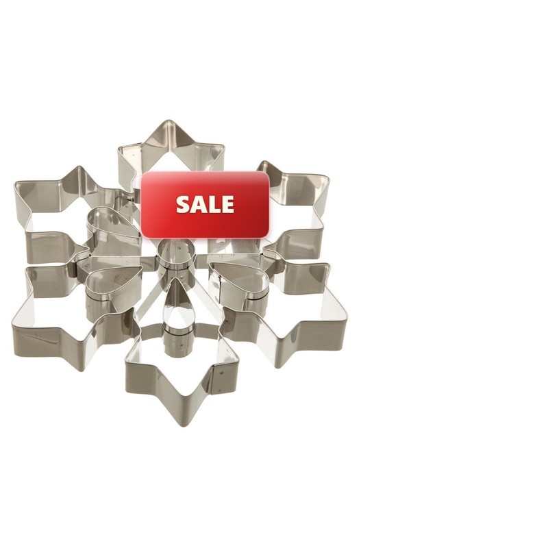 Ateco Large Snowflake Cookie Cutter 8 inch Stainless Steel