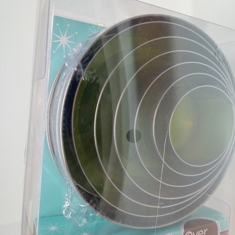 NEW Over The Top 6 Stainless Steel ROUND Nesting CIRCLES Cookie Biscuit Cutters gallery