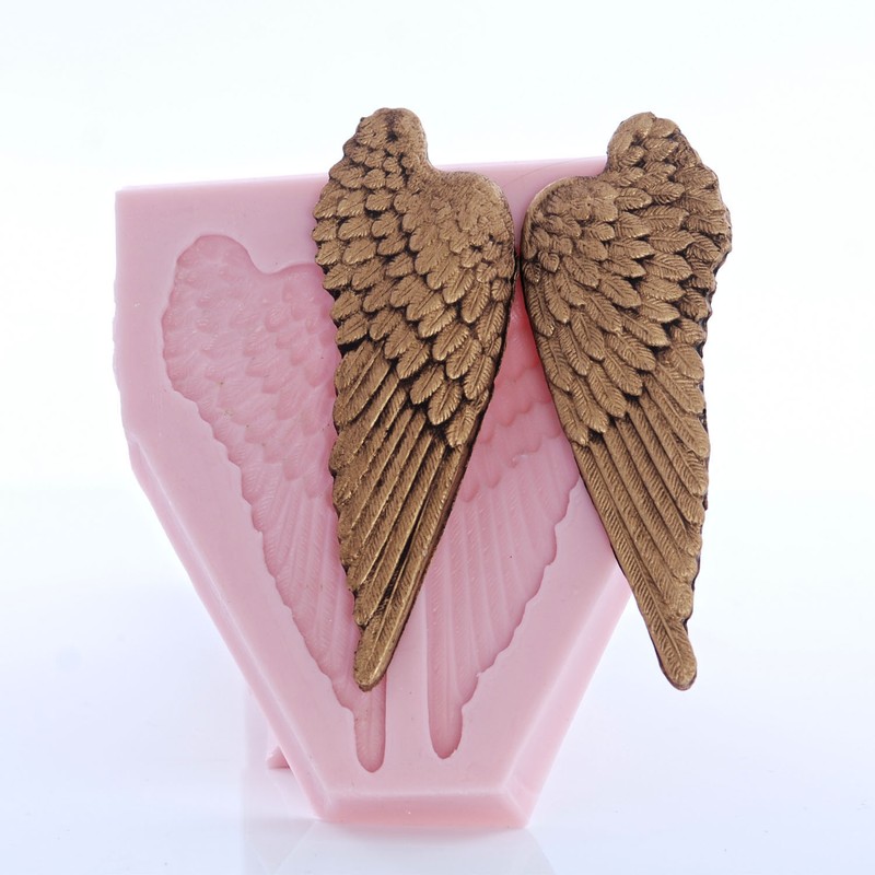 Wing Silicone Mold Flexible Food Safe Angel Wing Mold Craft Resin Jewelry (826) gallery