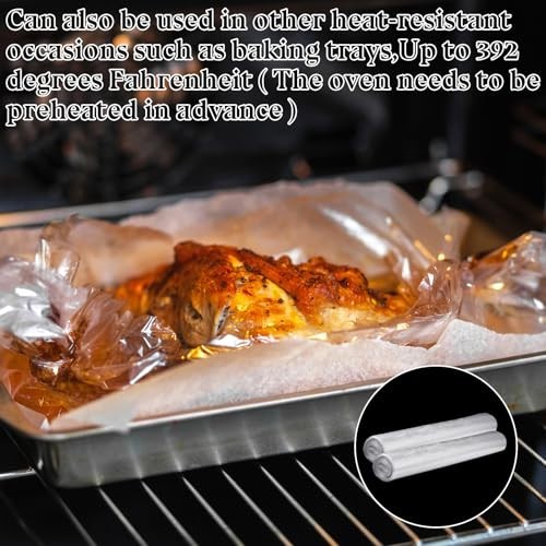 50 Pcs Disposable Electric Roaster Liners 34"x18" for 16-22 Quart Cookers, Oven gallery