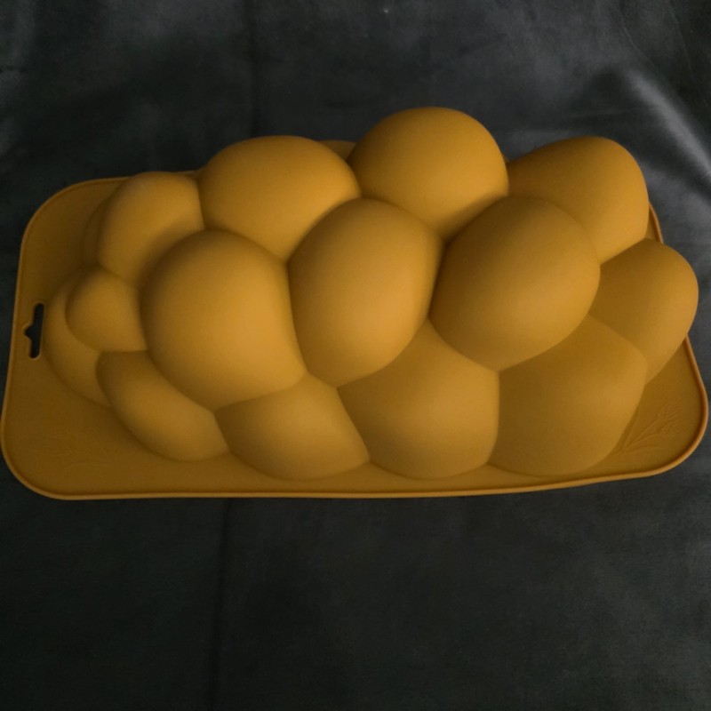 SILICONE CHALLAH Baking Mold sheet sweet bread 13″ Orange