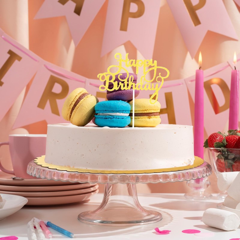 10 Inch Gold Cake Boards, 50 PCS Round Cake Board Circles Cake Base Plates fo... gallery