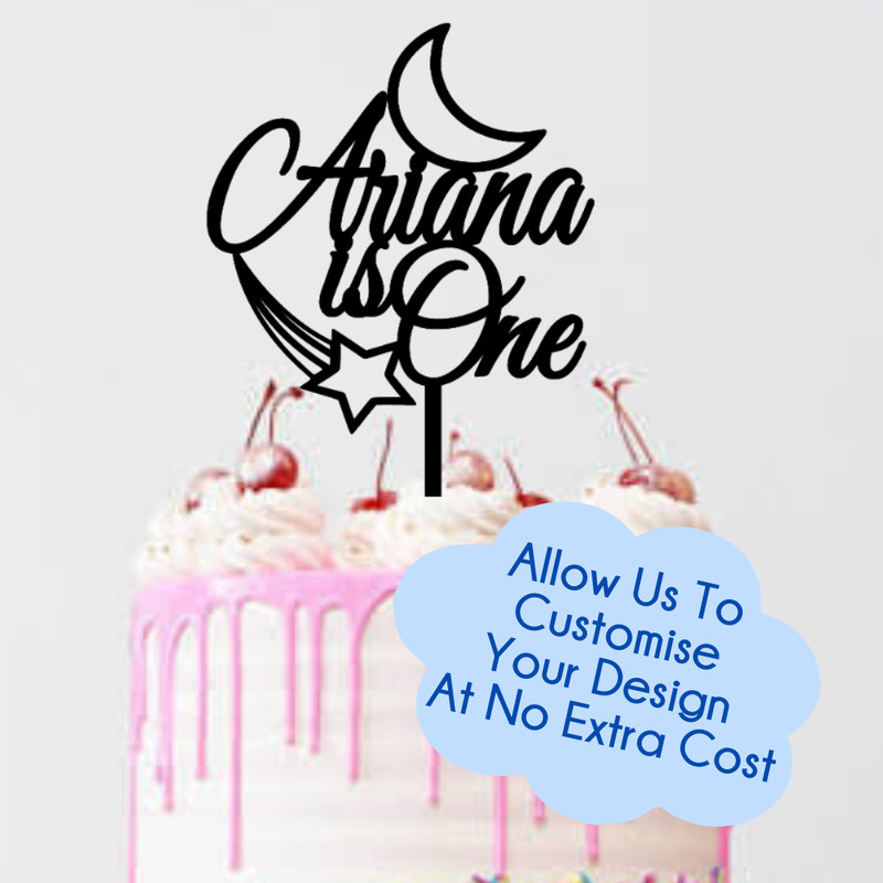 Customised Personalised Wooden Cake Topper – Birthdays | Weddings | Engagement |