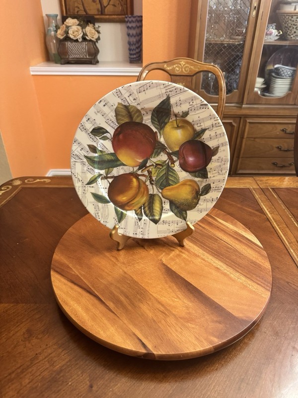 Cake Plate Concerto by Email de Limoges 12″ NO SPATULA