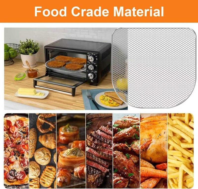 Air Fryer Rack for Oven, 3 PCS Air Fryer Oven Accessories Dehydrator Rack Rep... gallery