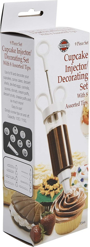 Deviled Egg Filler Tool Maker Tube Syringe Filling Dispenser Cake Decorating Set gallery