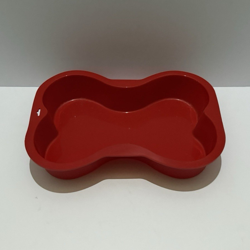 Non-Stick Reusable Red Silicone Bone Mold