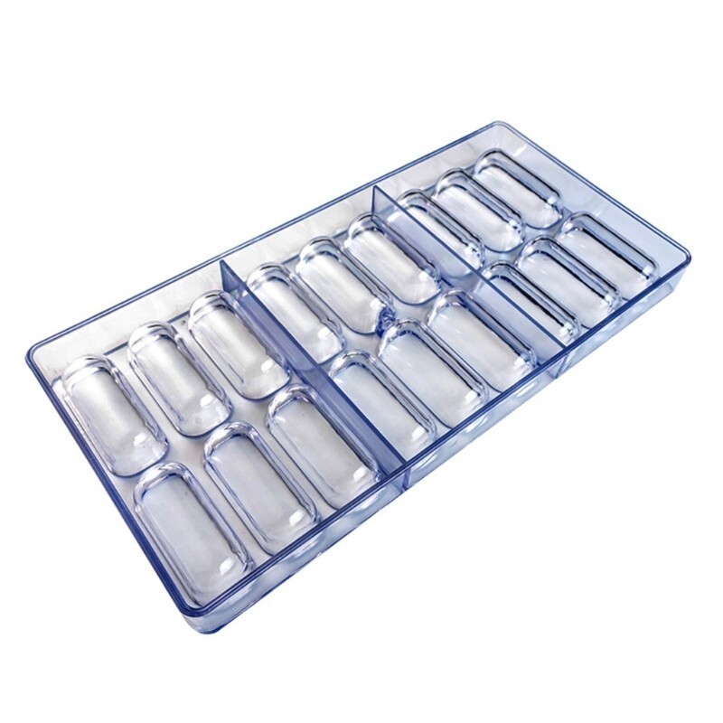 18 Slot Candy Mold for Homemade Chocolates and Sweet Grade Plastic Mould gallery
