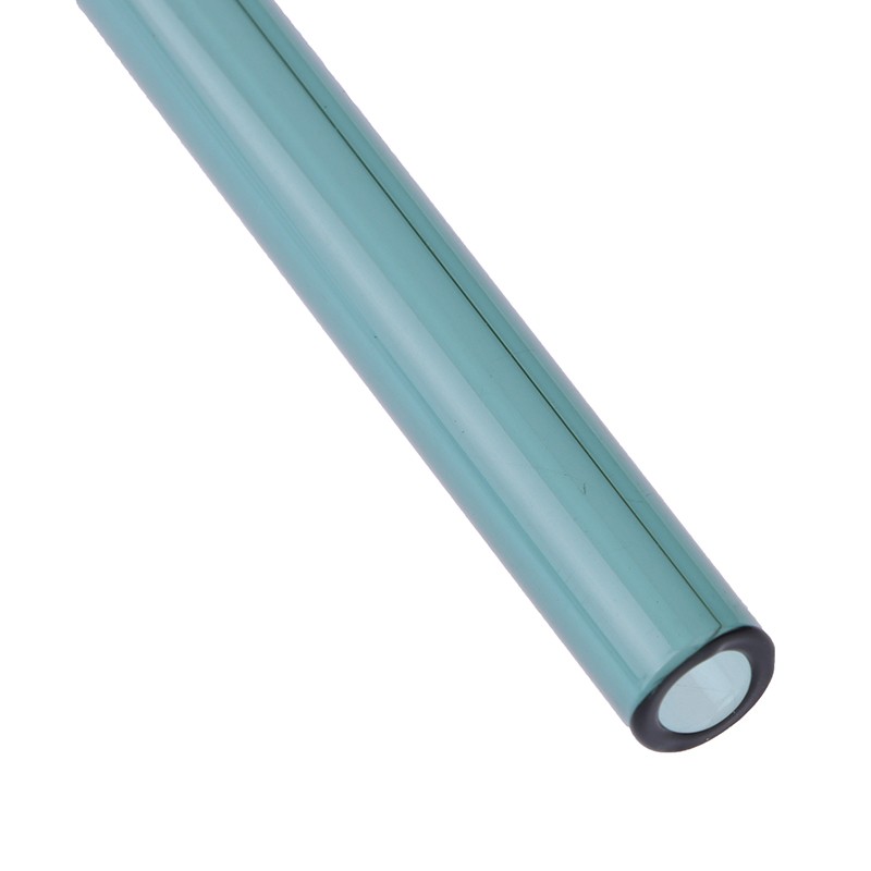 19CM Long Round Head Glass Straw Eco Friendly Reusable Drinking Straws For Bar gallery