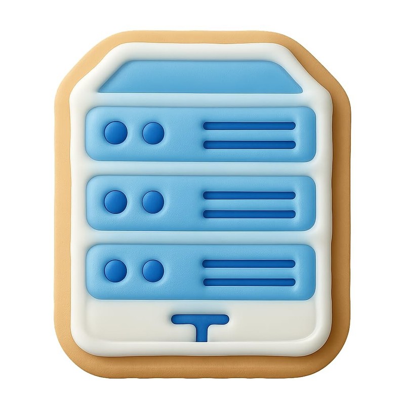 Stacked AI Datacenter Cookie Cutter & Stamp, Fondant & Clay - 3x4 gallery