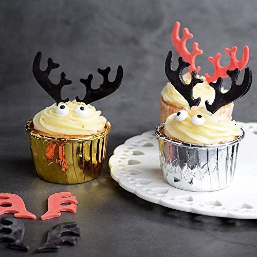 Deer Antler Shape Silicone Fondant Mold - Elk Stag Horn Gum Paste Chocolate gallery