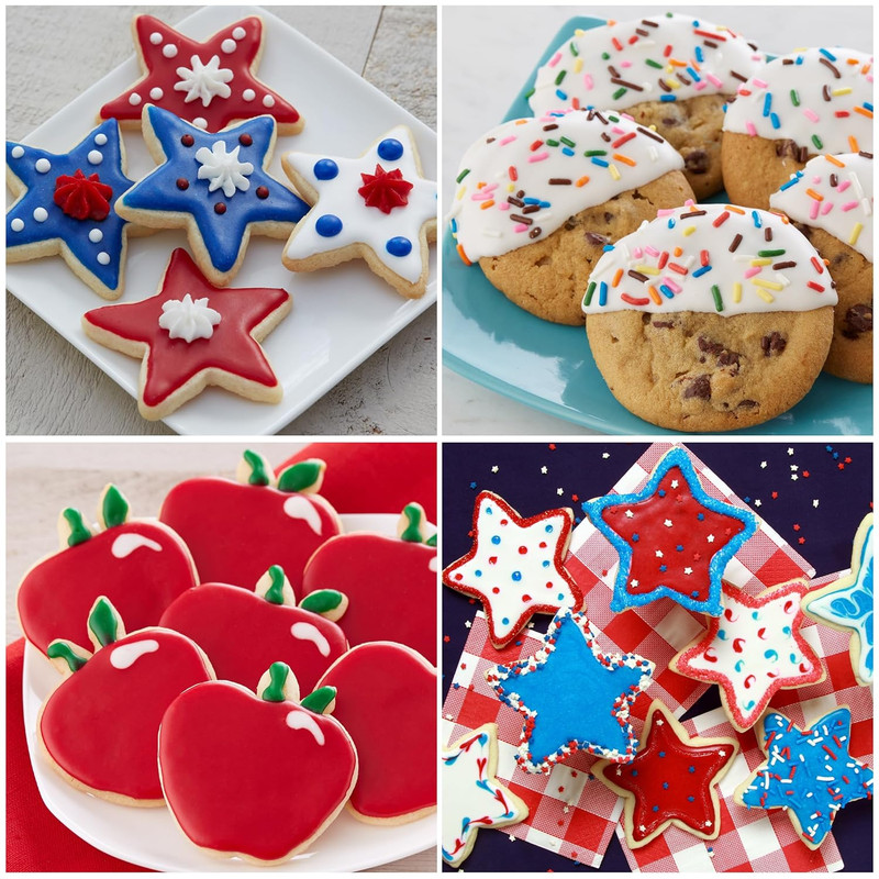 Cookie Icing, Fast-Drying Squeeze Pouch Icing for Decorating Sugar Cookies & Gin gallery