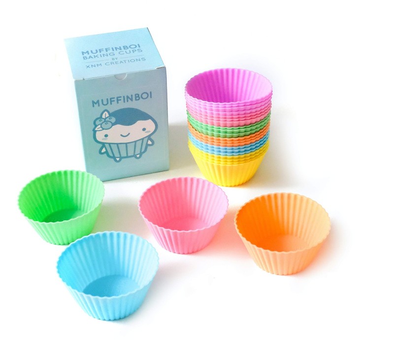 by XNM Creations, Premium Grade Silicone Cupcake and Muffin Liner Molds Bakin…