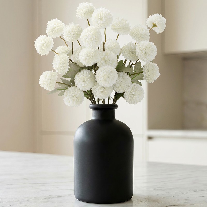 Artificial Flowers for Decor, Mum Ball