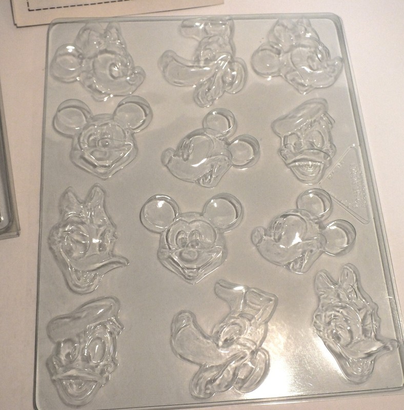 Vintage Disney Sweet Treats Candy 1982 Chocolate Plastic Molds With Instructions gallery
