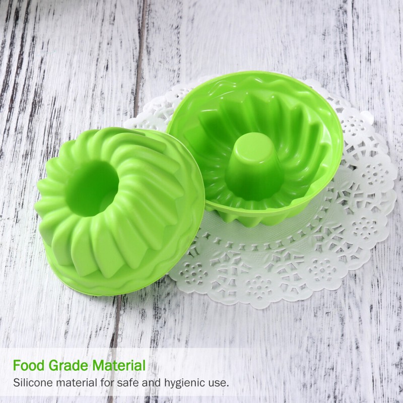 12Pcs Cake Pan Pan Bread Baking Muffins Cake Service Silicone Mould Set gallery