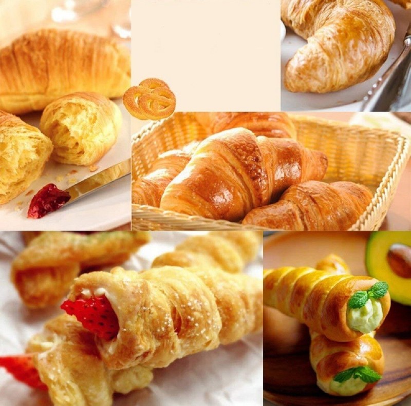 12pc Stainless Steel Pastry Mold Set Cream Horn Cannoli Baking Tubes Forms gallery