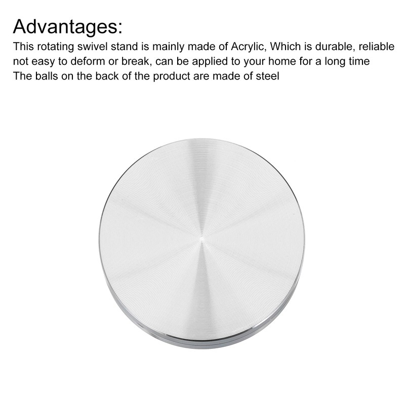1.8" Rotating Swivel Stand w Steel Ball Bearings Annular Lazy Susan 0.47" gallery