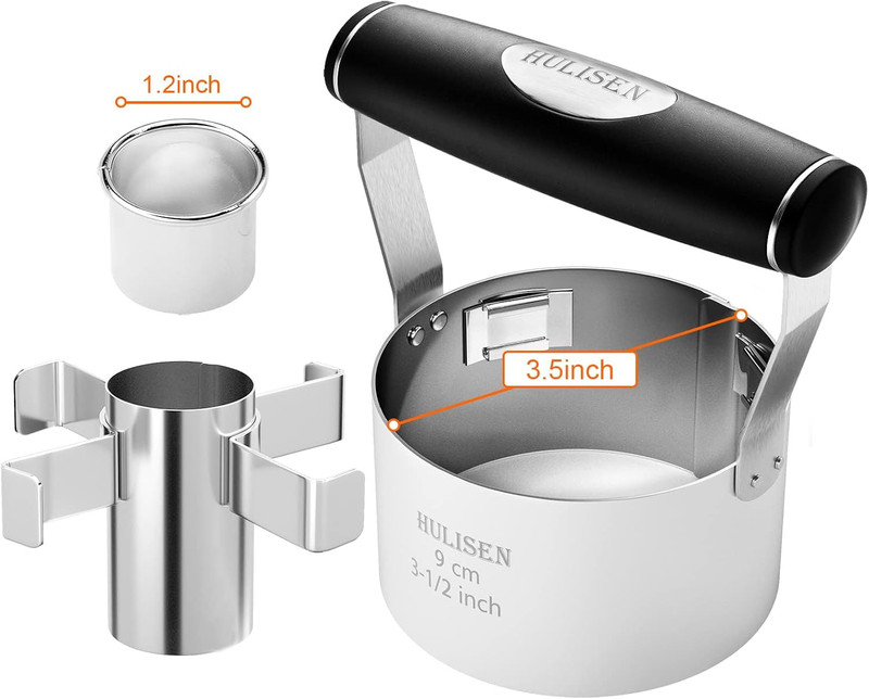 Donut Cutter with Removable Center, 3.5" Stainless Steel Doughnut gallery