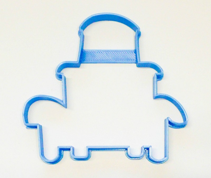LITTLE BLUE TRUCK OUTLINE FARM VEHICLE CHILDRENS BOOK COOKIE CUTTER USA PR3384