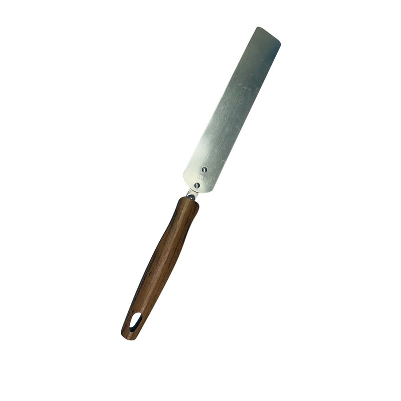Vintage EKCO USA Stainless Steel Icing Spatula Faux Wood Handle Straight Cake gallery