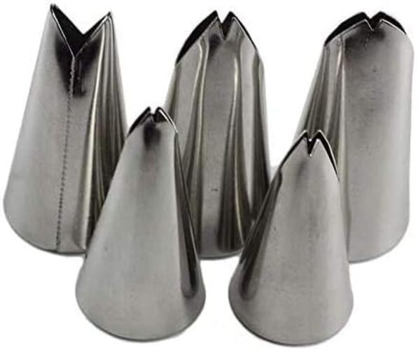 Russian Piping Tips Set, 5PCS Stainless Steel Cake Cupcake Decorating Supplies gallery