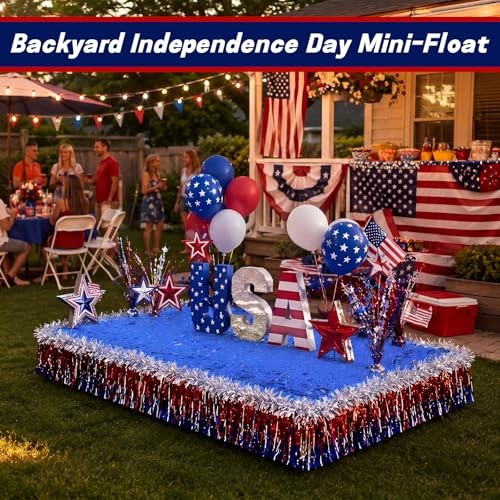 7 Pcs 4th of July Parade Float Decorating Kit for Trailer Patriotic 250th gallery