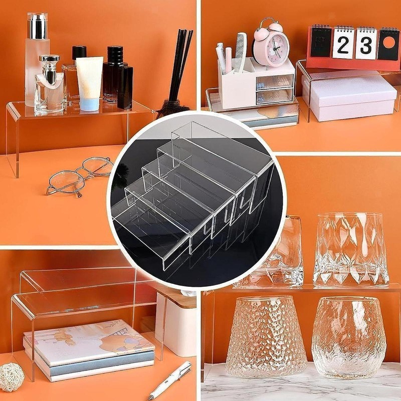 5x Acrylic Display Stand Dessert Cupcake Holder Sturdy Decorative Cosmetic