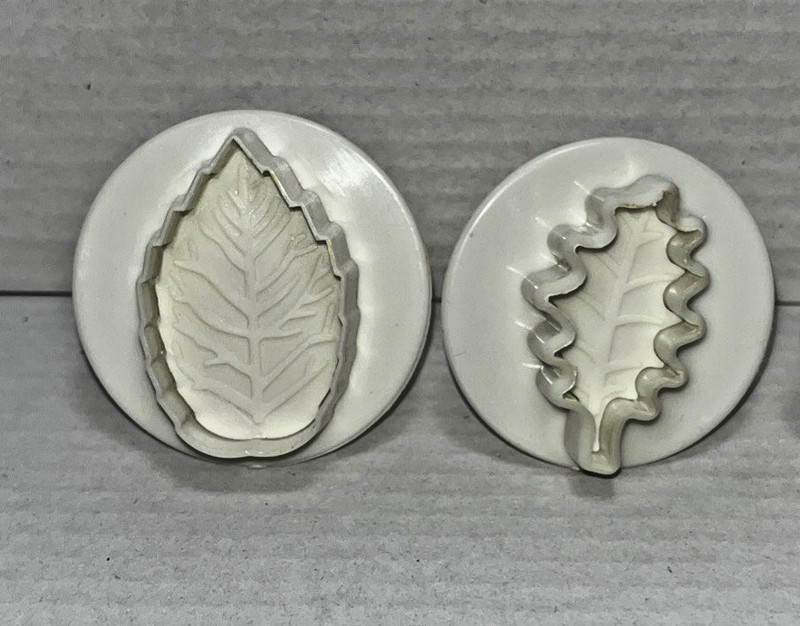 6 Piece Set Easy Push Leaf Cutters For Clay Or Dough For Artist Or Bakers gallery