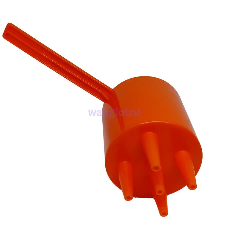 Roti Jala Mold Cup Net Pancake Maker 5 Hole Reusable Malaysian Crepe 4in