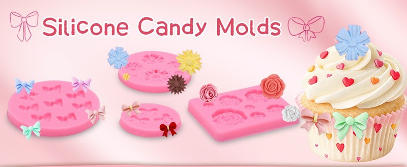 Flower&Bow s for Chocolate, Flower Chocolate s Silicone gallery